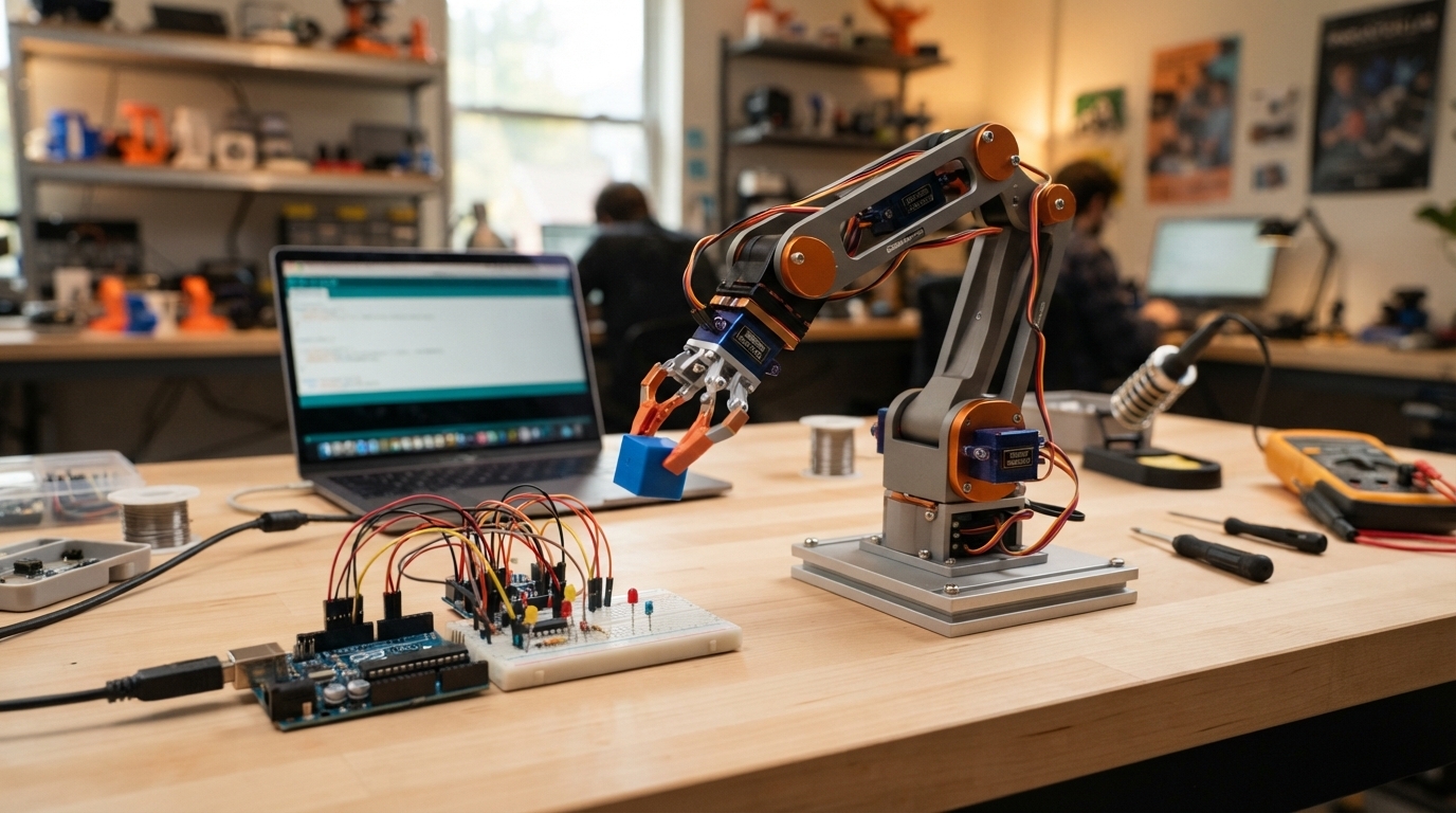 Les micro-bras robotiques avec Arduino